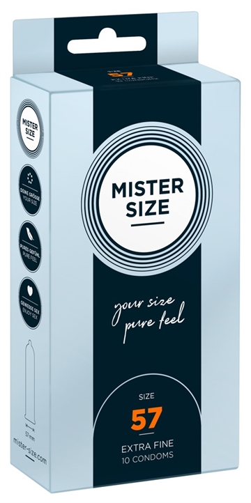 Mister Size kondom størrelse 57 10stk